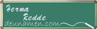 Herma Redde Visitenkarte
